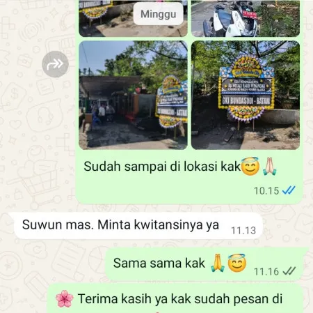 Pengiriman Papan Bunga Duka Nunuk Lelea