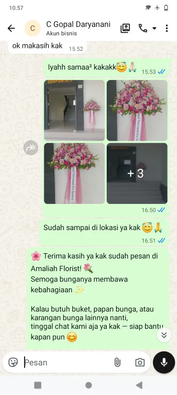 Pengiriman Karangan Bunga Nunuk Lelea