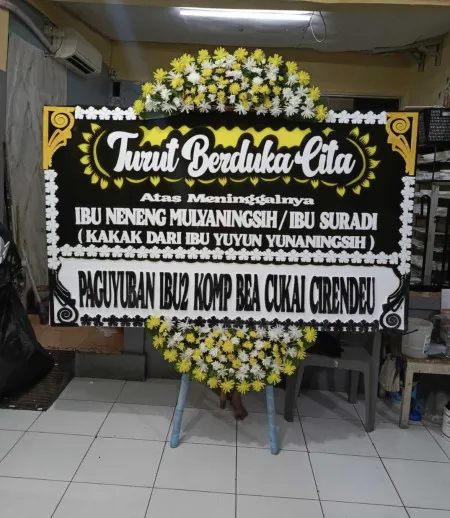 Papan Bunga Duka Nunuk Lelea